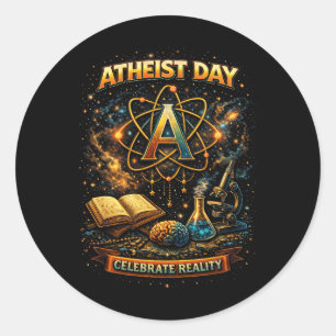 Celebrate Reality Classic Round Sticker