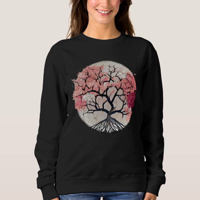 Celebrate Renewal and Growth with Blossoming Tree  Sweatshirt (Front)