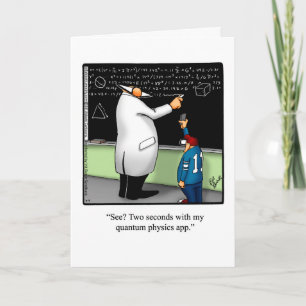 Celebrate Scientist Day Humour Greeting Card