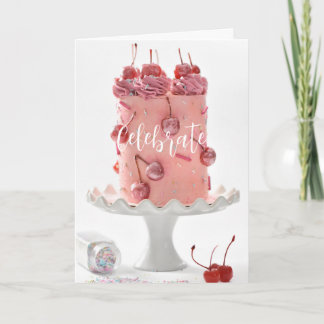 Celebrate Simply Chic Folded Greeting Card