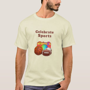 Celebrate Sports Natural T-Shirt