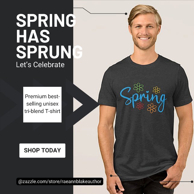 Celebrate Springtime Unisex Tri-Blend Shirt (Creator Uploaded)