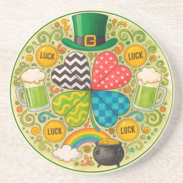 Celebrate St. Patrick’s Day Coaster (Front)