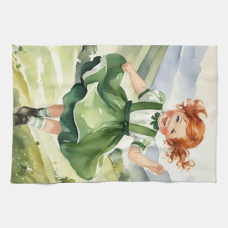  Celebrate St Patrick's Day Tea Towel