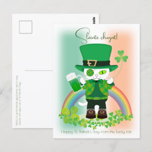 Celebrate St. Patrick's Day with a Lucky One-Eyed Postcard