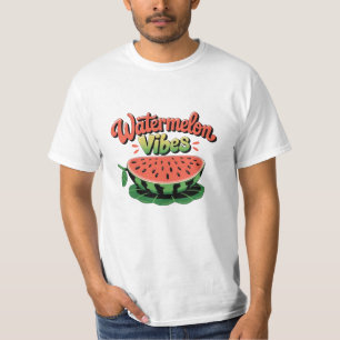 Celebrate Summer Vibes with Watermelon Art T-Shirt