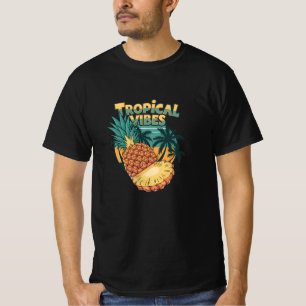 Celebrate Sweet Vibes with Pineapple Artwork T-Shirt
