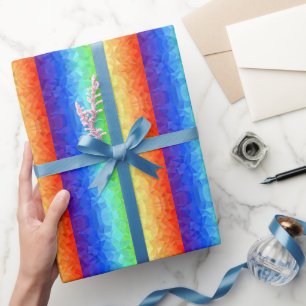 Celebrate sweetness and colour with this Rainbow Wrapping Paper