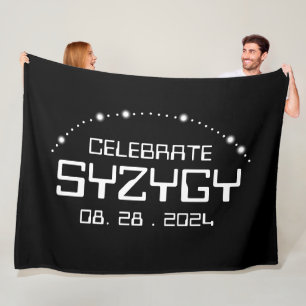 Celebrate Syzygy on August 28, 2024 Fleece Blanket
