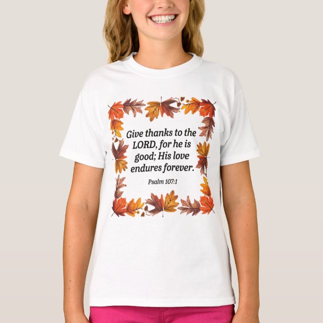 Celebrate Thanksgiving in style with our Thankful  T-Shirt (Front)