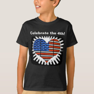 Celebrate the 4th American Flag T-Shirt