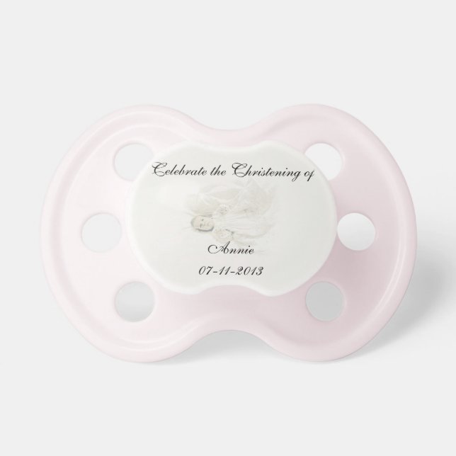 CELEBRATE THE CHRISTENING SOOTHER/DUMMY DUMMY (Front)
