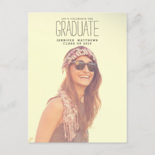 Celebrate the Grad 2016 Graduation Party Invite