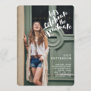 Celebrate the Graduate Graduation Party Invitation