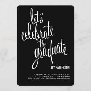 Celebrate the Graduate Graduation Party Invitation