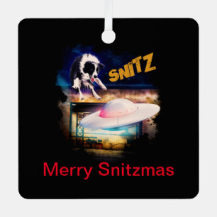 Celebrate the holidays with Bob's Saucer Repair Metal Tree Decoration
