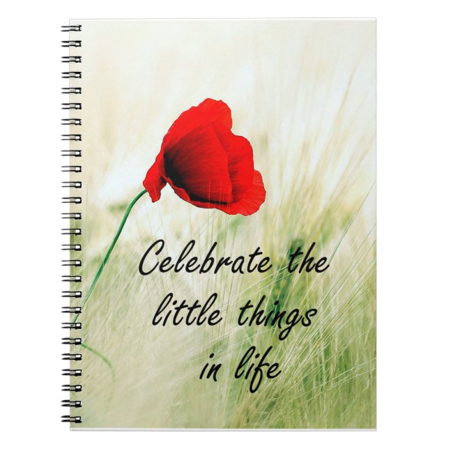 "Celebrate the Little Things" Personal Journal (Front)