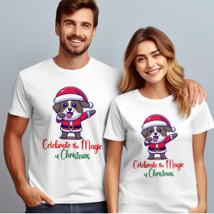 Celebrate the magic of Christmas Dog T-Shirt
