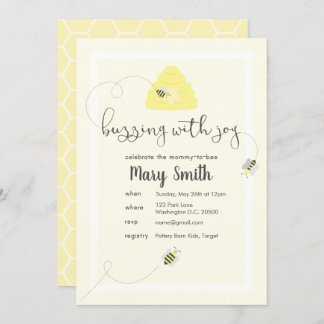 Celebrate the Mummy-to-Bee Invitation