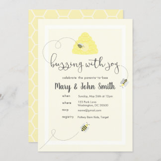 Celebrate the Parents-to-Bee Invitation