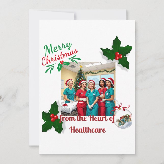 Celebrate the Season with Our Heartfelt Holiday  Card (Front)