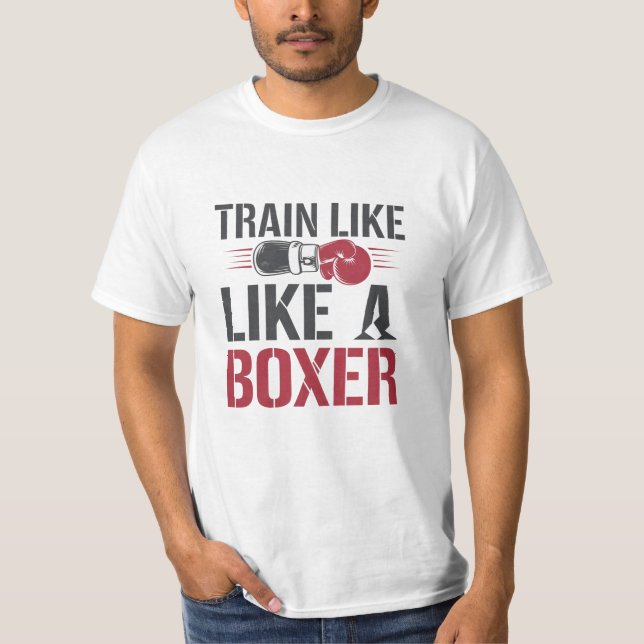 Celebrate the Sport with Boxing Artwork T-Shirt (Front)