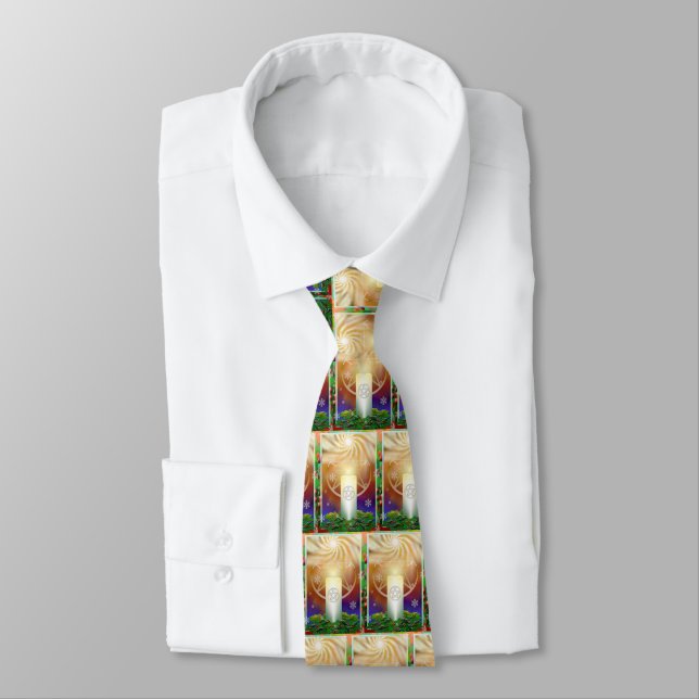 Celebrate the Warmth of the Yule Sun Tie (Tied)