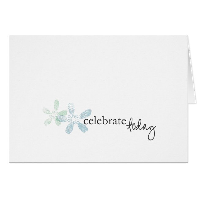 celebrate today (Front Horizontal)
