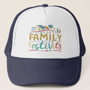Celebrate Together - "Family Festivity" Multicolor Trucker Hat