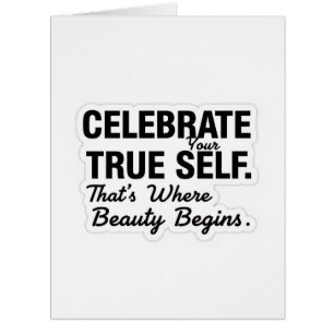 Celebrate True Self Sticker