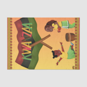 "Celebrate Unity: A Joyful Kwanzaa Gathering" Tissue Paper