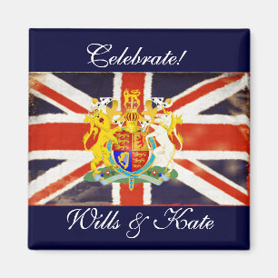Celebrate Wills and Kate Keepsake Magnet