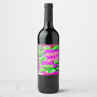 Celebrate  wine label