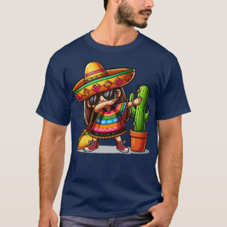 Celebrate with our Dabbing Mexican L T-Shirt
