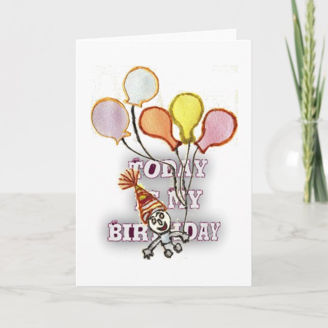 Celebrate with Our Playful Birthday Greeting Happy Card (Front)