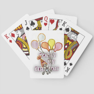 Celebrate with Our Playful Birthday Greeting Happy Playing Cards