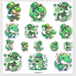Celebrate with style-St. Patrick’s Day Dinosaur