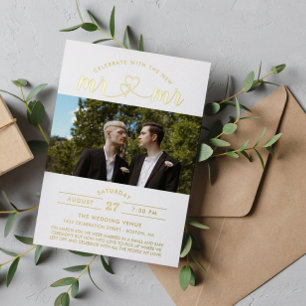 Celebrate With The New Mr & Mr Photo