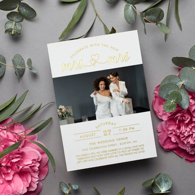 Celebrate With The New Mrs & Mrs Photo (Creator Uploaded)