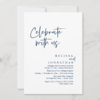 Celebrate with us, Modern Wedding Reception