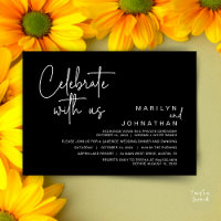 Celebrate with us, Post Wedding Elopement Party