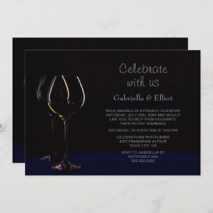 Celebrate With Us Wedding Reception Invitation