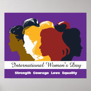  Celebrate Women's Day March 8th 2025 Poster
