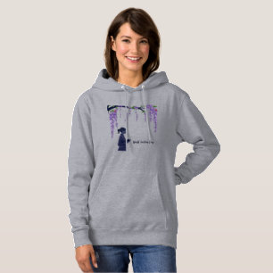 Celebrate World Teachers Day Enchanting Wisteria Hoodie