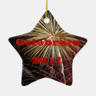 Celebrate - Year Customisable Ceramic Ornament