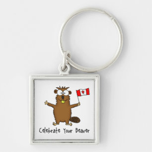 Celebrate Your Beaver Key Ring