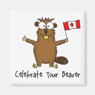 Celebrate Your Beaver Magnet