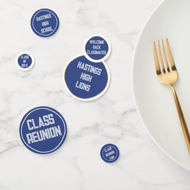 Celebrate! Your class reunion table confetti (Group)