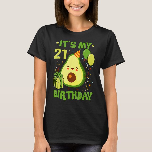 Celebrate Your Little 21st Birthday In Style With  T-Shirt (Front)