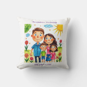 Celebrate your little artist’s imagination 2 photo cushion